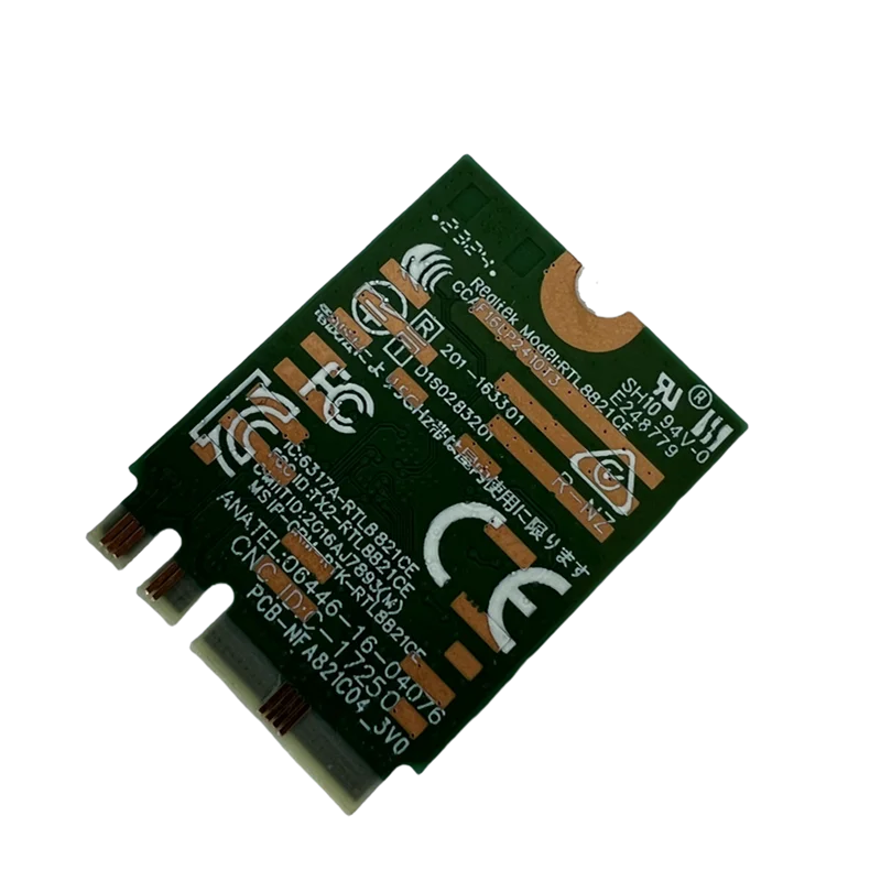 بطاقة محول كومبو RTL8821CE 802.11AC 1X1 Wi-Fi+BT 4.2، مناسبة لموديلات Dell وASUS وAcer China RTL8821