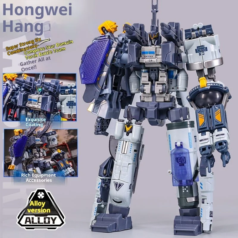 لعبة تحويل الأطفال كينغ كونغ سبيس شاتل 6 في 1 سيارة روبوت ميكا موديل للأولاد، شوانويهانغ #5