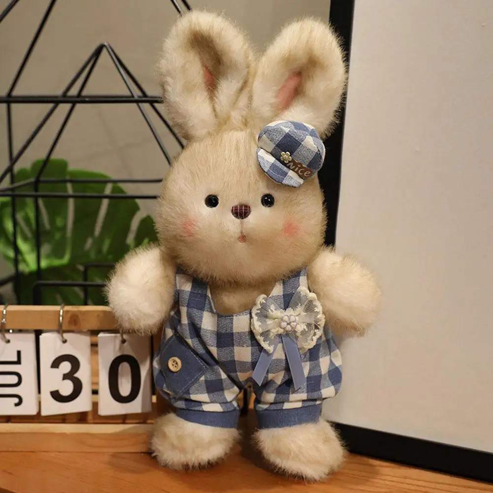 

Dress-up Little Rabbit Plush Toys Multiple Bow DIY Sets Soothing Rabbit Dolls Washable Rabbit doll plush toy