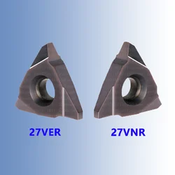 1 pz 27VER 27VNR 22VER 22VNR 2 2.5 3 4 5 6 7 8 9 10 12 TR V60 ACME salvia CNC inserti filettati verticali 8.0TR 10.0TR 27 22 VER VNR