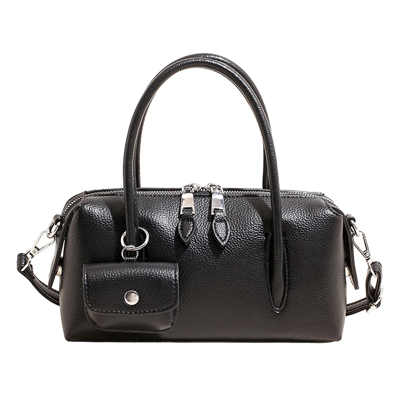 Minimalist Elegant Chic Diaper Bag For Women Luxury Leather Crossbody Bag Designer Vintage Paris Style