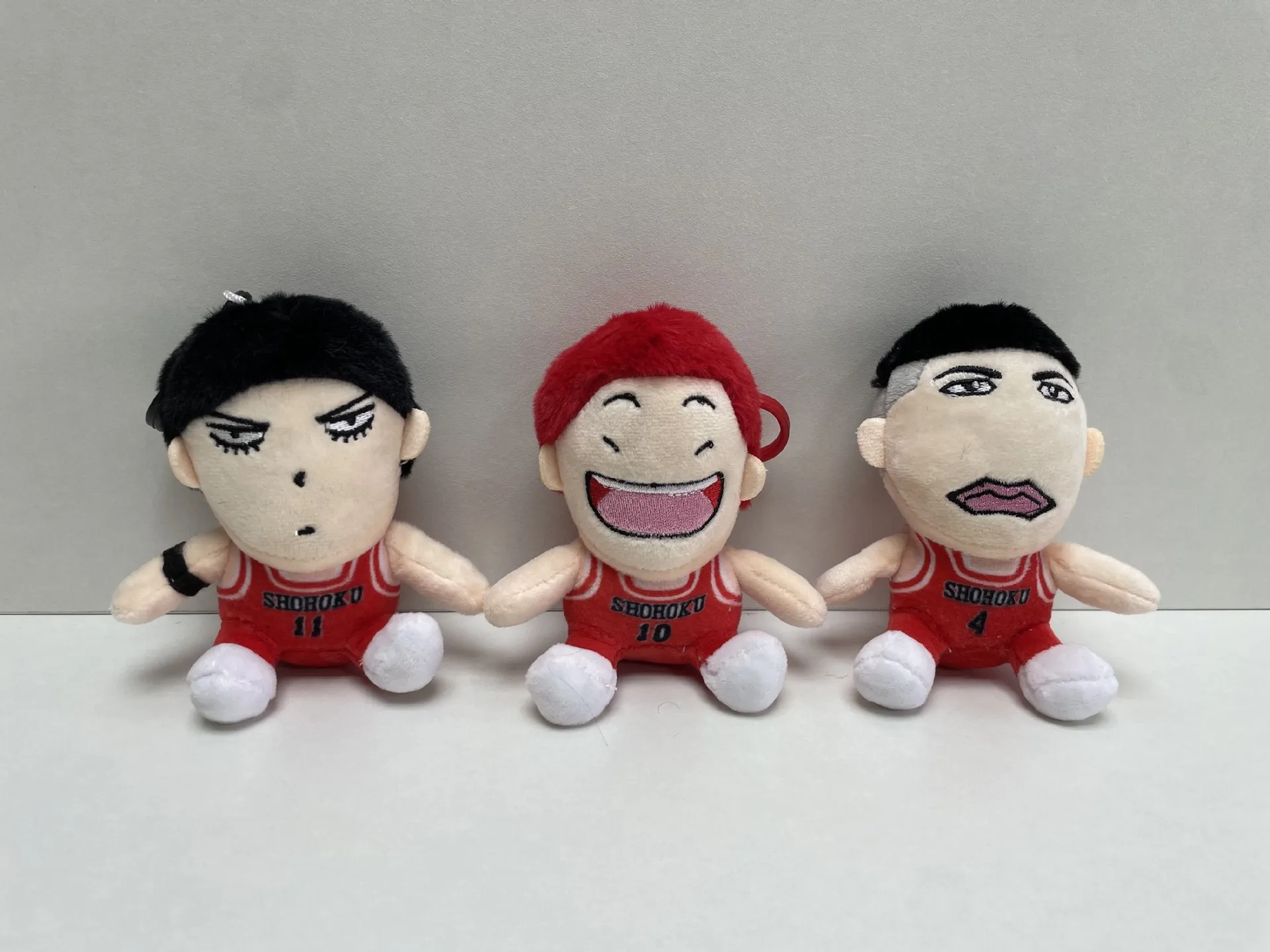 3pcs/lot 슬램덩크 Plush Stuffed Doll Kaede Rukawa Hanamichi Sakuragi Takenori Model slam dunk Plushie Toy Kids Gift