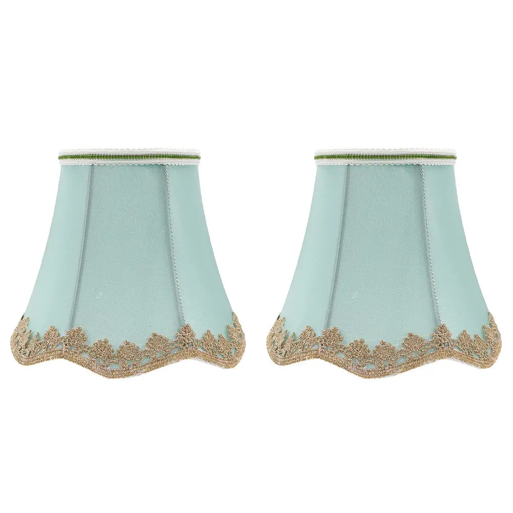Cloth Lampshade 2 Pack Elegant Fabric Light Cover for Bedroom Living Room Soft Diffused Lighting Decor