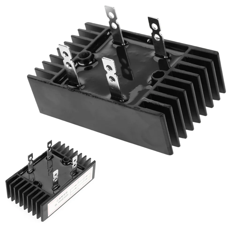 100A 1600 V High Power 3 Phase Diode Brücke Gleichrichter 5 Terminal Volle Welle Diode Modul Für Industrielle Auto CNC Drop verschiffen