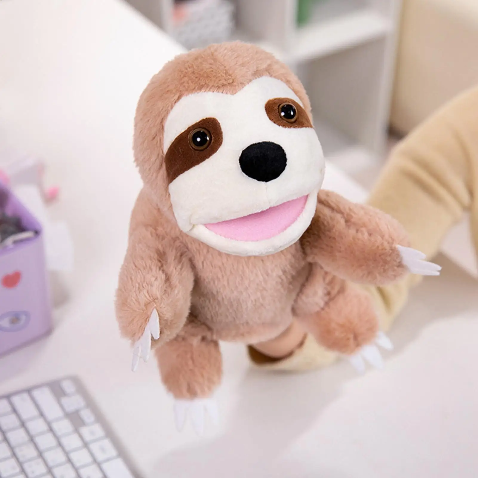 

Animal Puppets Interactive Soft Cute Home Decor With Open Mouth Kids Animal Puppets For Children Boys Girls Family Friends