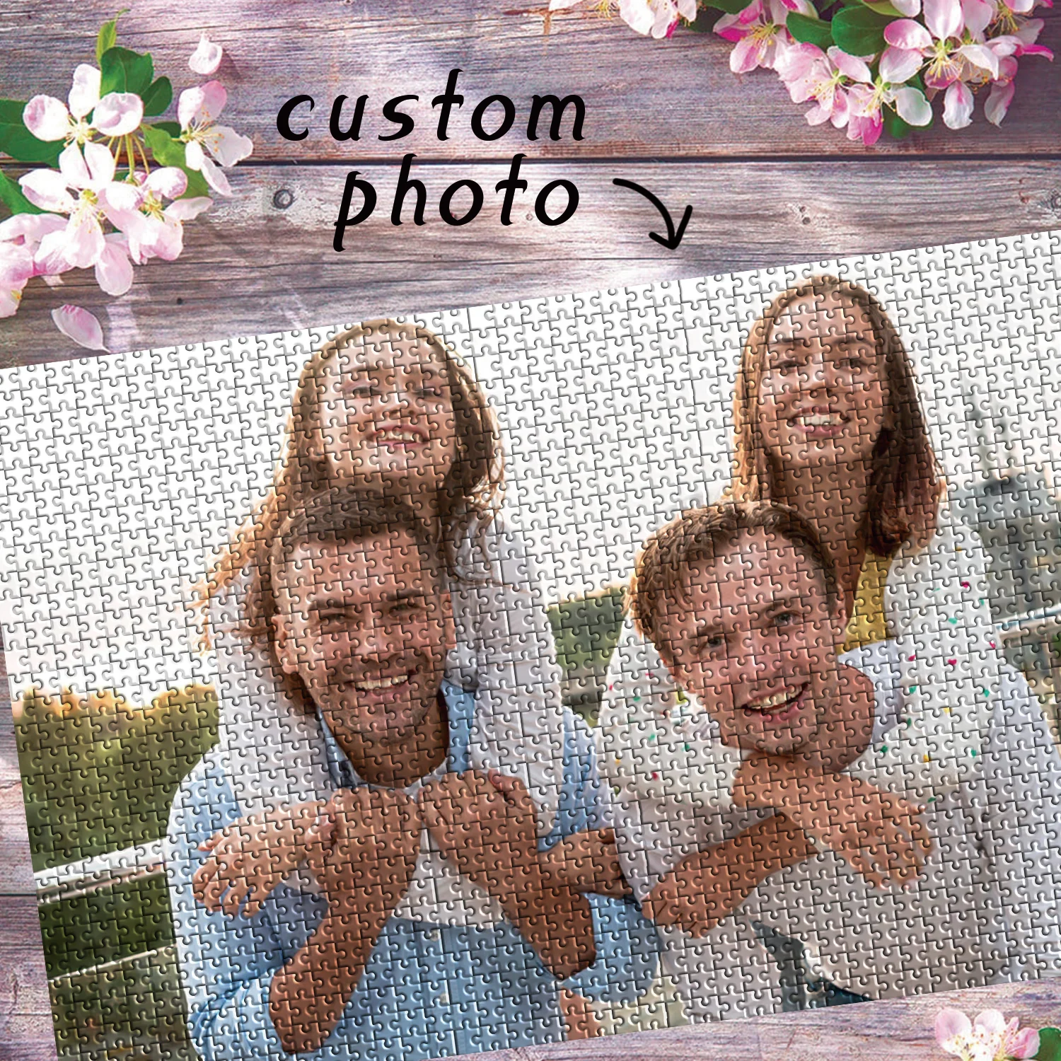 35/150/300/500/1000pcs cool couple Custom Photo Personalised Decompression Puzzles Custom DIY Personalised Photo Puzzles