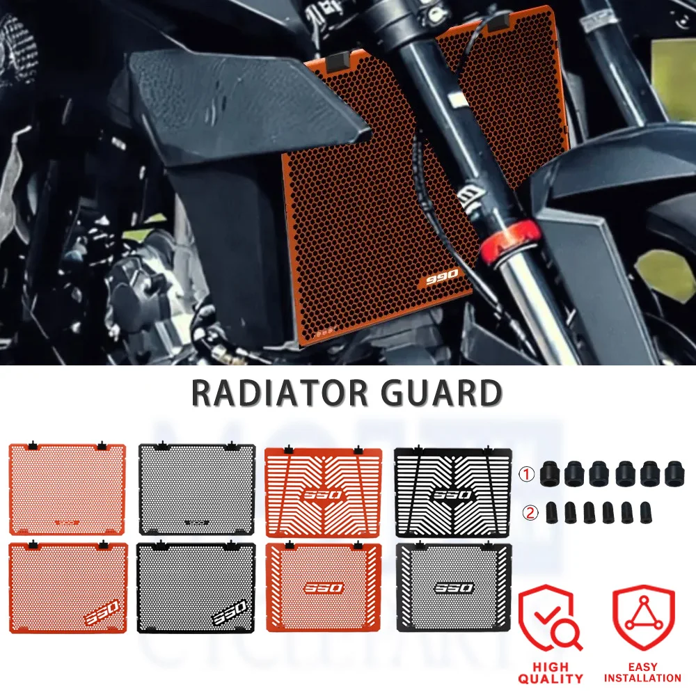 

For Duke 990 990Duke 2024 2025 2026 Motorcycle Accessories Radiator Guard Radiators Grille Cover Aluminum Grill Protection