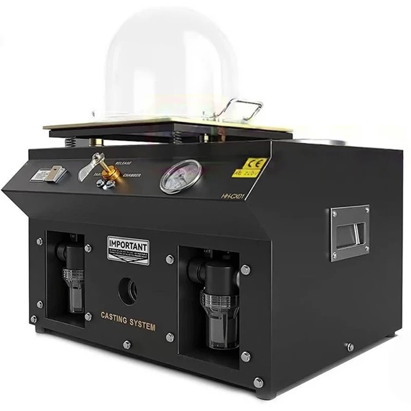 

2-6L Vacuum Casting Machine Precious Metal Processing Vacuum Investment and Casting Machine 220V/110V Custom Jewelry