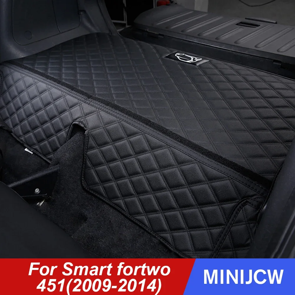 Car Trunk Protector Rear Cargo Liner Floor Pad Dirty Mat Carpet Durable Car Trunk Mat For Old Smart 451 fortwo Car Accessories