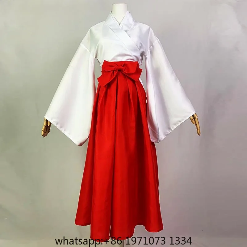 Iori Utahime Cosplay Costume Girls Kimono Suits Woman Tops Dress Halloween Party Iori Utahime Outfits Headwear for Comic Con