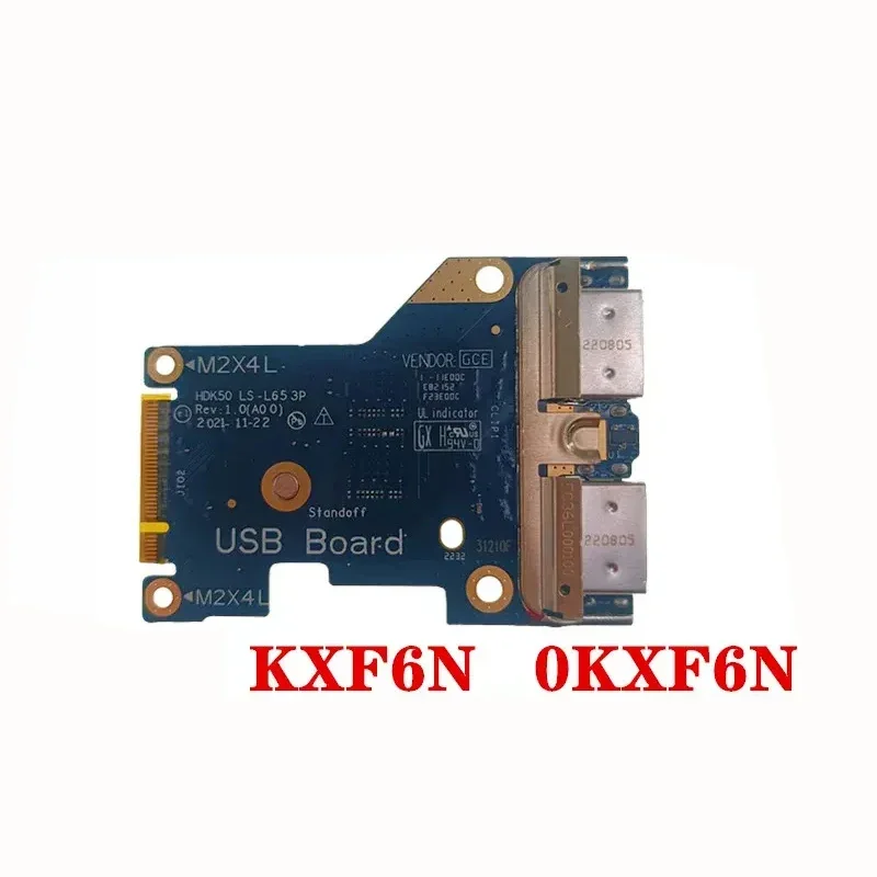 NEW Genuine LAPTOP Replace IO USB Board For Dell G15 5521 (2022) G15 5515 (2021) HDK50 LS-L653P 0KXF6N GDL56 LS-K66EP 05VN7D