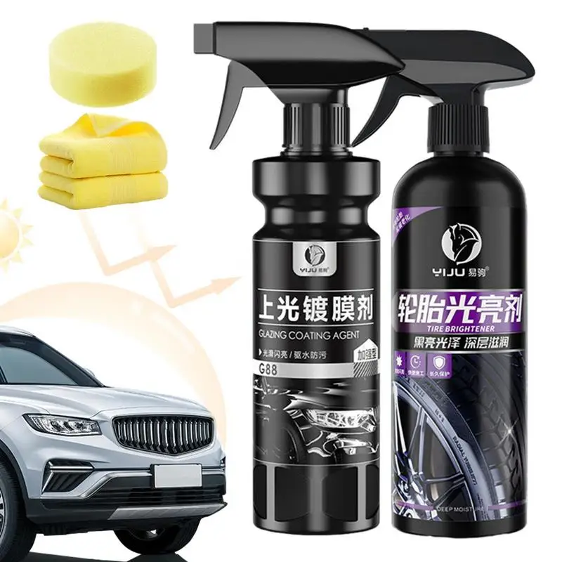 Car Coating Spray Waterproof Coating Agent For Car Glass Windshield Coat Polish For Car Paint Car Wax Kit For Cars Polymer Paint