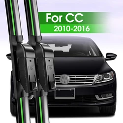 2pcs Front Windshield Wiper Blades For Volkswagen VW CC 2010-2016 2011 2012 2013 2014 2015 Windscreen Window Accessories