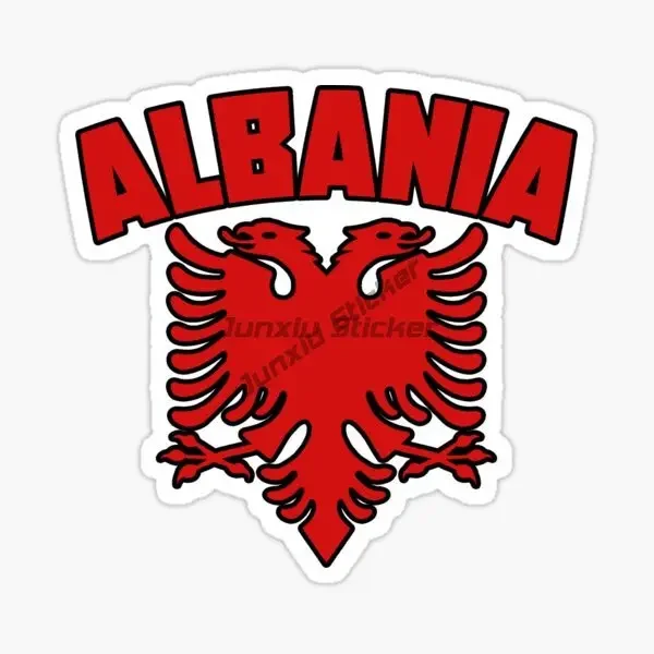 

Albania Double Headed Eagle Car Stickers Bicycle Decor Decal
