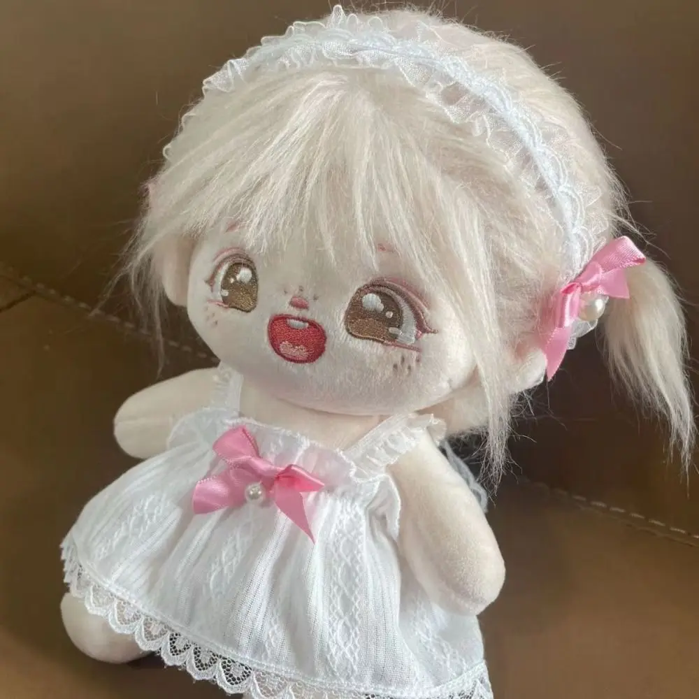 Accesorios para muñecas, ropa encantadora, vestido de princesa bonito con diadema, decoración de muñecas Idol EXO, muñeca de algodón de 15cm, 9 estilos