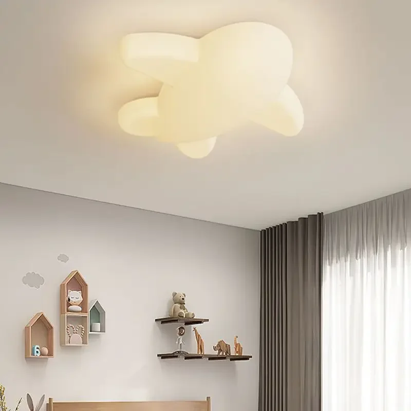 Modern Led Airplane Ceiling Chandelier Ceiling Lamp Children's Room Decor Bedroom Ceiling Light Eye Protection Creative Fixture