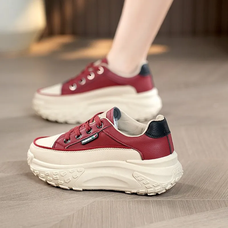 

Autumn Winter New Women's Platform Dad Shoes - Versatile Casual Shoes Women's Height Increasing Breathable Sneakers
