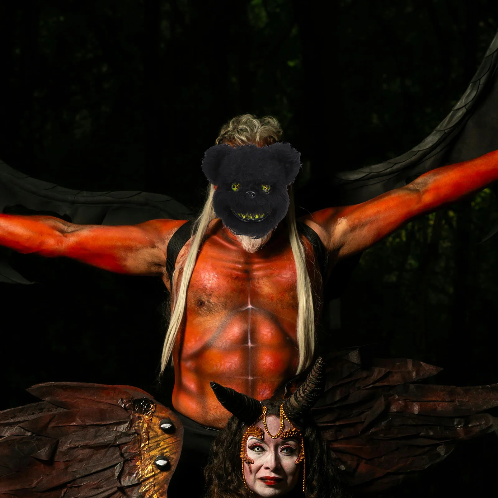 

Head Mask Scary Bloody Design Costume Scary Mask For Halloween Costume Party Masquerade Performance Dress Up Accessory