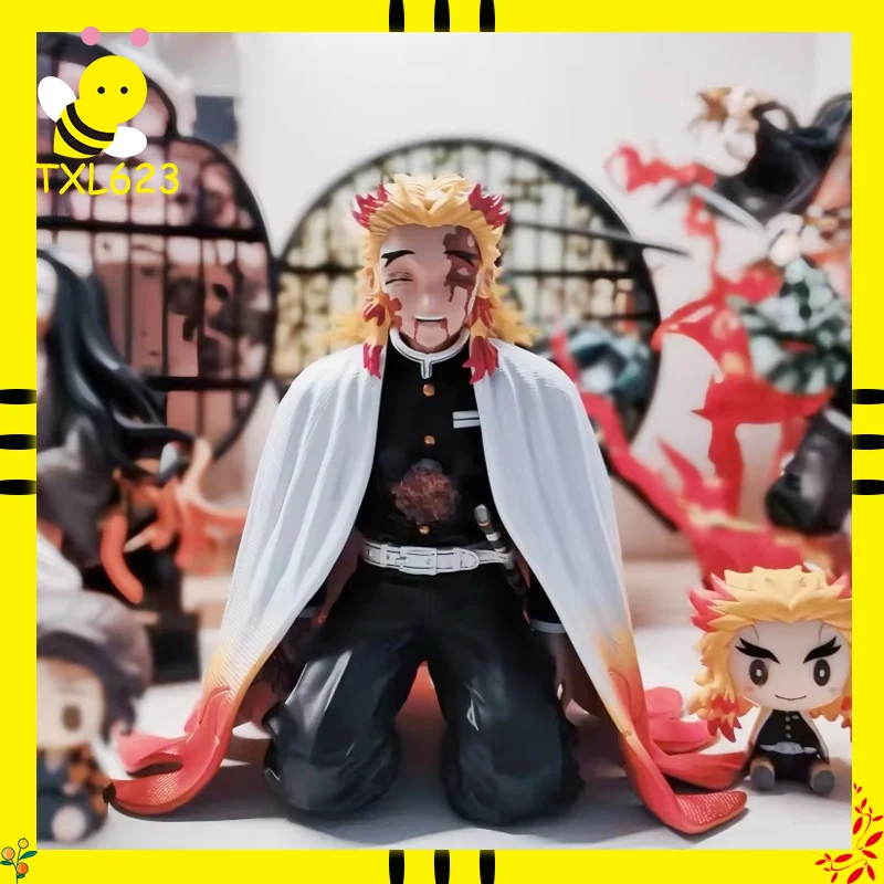 

Demon Slayer Rengoku Kyoujurou 13cm PVC Figure Kimetsu No Yaiba Anime Model Toy Collectible Statuette for Kids