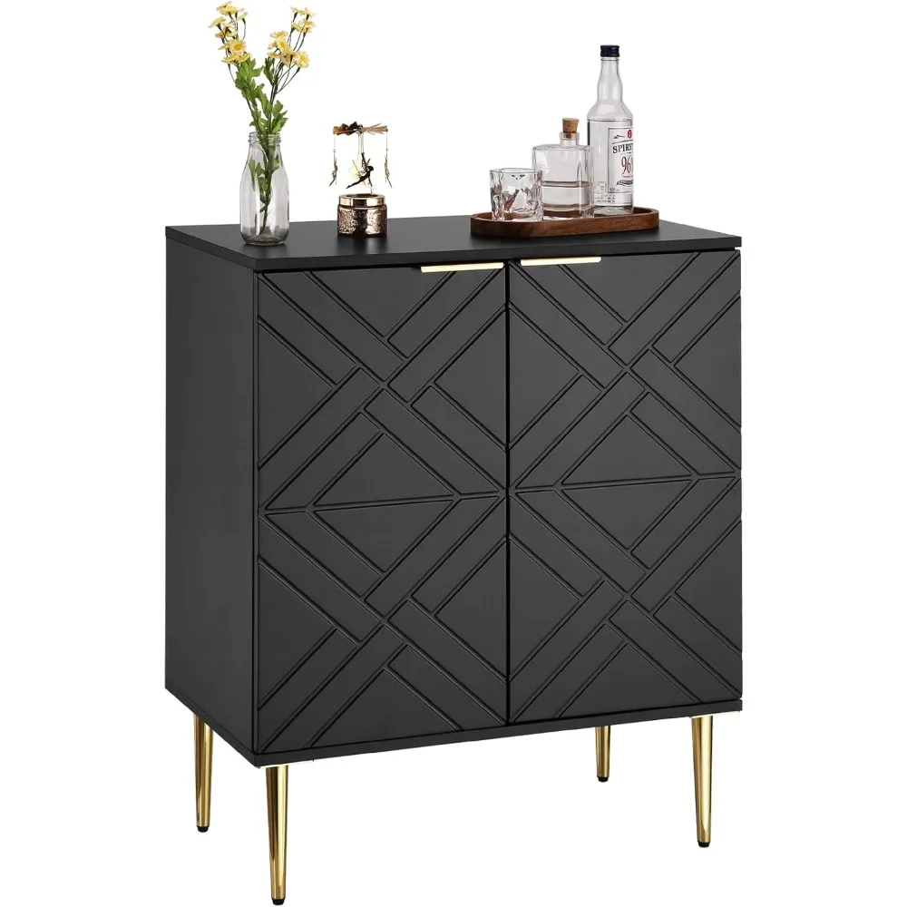

Storage Cabinet with 2 Doors, Kitchen Buffet Cabinet, Modern White Accent Cabinet, Coffee Bar Sideboard Cabinet for Kitchen, Din