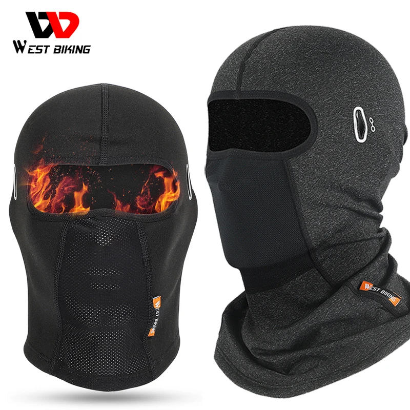 WEST BIKING Cycling Motorcycle Helmet Liner Thermal Warm Windproof Caps Breathable Comfortable Sports Headwear Men Women's Hat