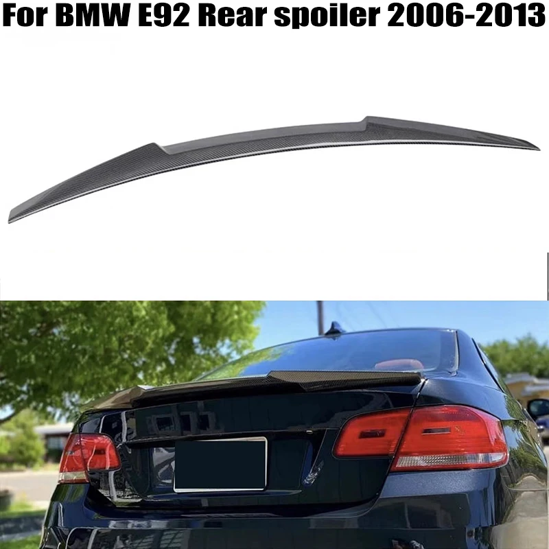 

For to BMW 3 Series E92 2006-2013 M4 Style carbon fiber car modification parts rear trunk lid spoiler Airfoil Accessorie