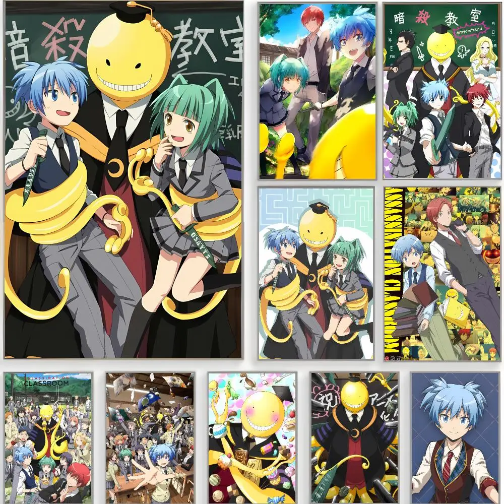 Dynamic Anime A-Assassination Classroom Poster Classic Wall Art  Home Decor  Peel and Stick Unframed