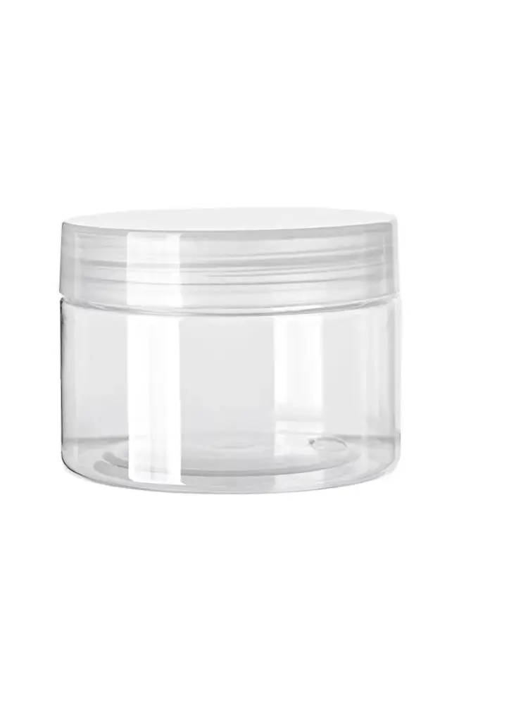 5 pces 30/50/60/80/100/120/150ml vazio plástico pet claro frascos cosméticos maquiagem frascos de