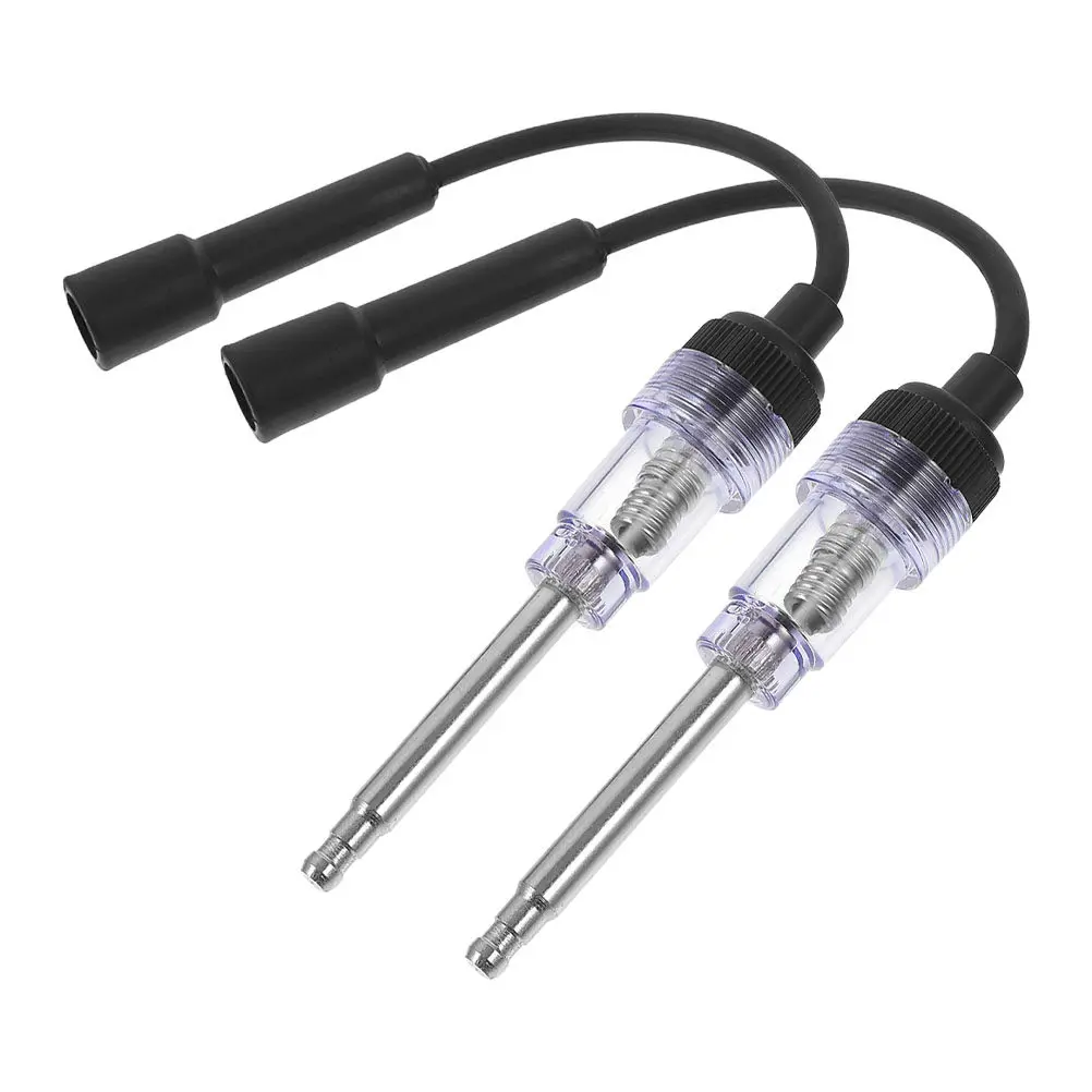 

2pcs Spark Plug Tester Automotive Ignition Detection Tool For Car Motorcycle Engine Fault Diagnosis Inline Testing Device