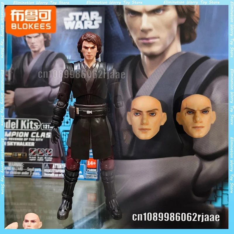 オリジナルスターウォーズアクションフィギュア-blokees-アナキン・スカイウォーカーおもちゃクローントルーパー組み立てモデルキットチャンピオンクラスマンダロリアン