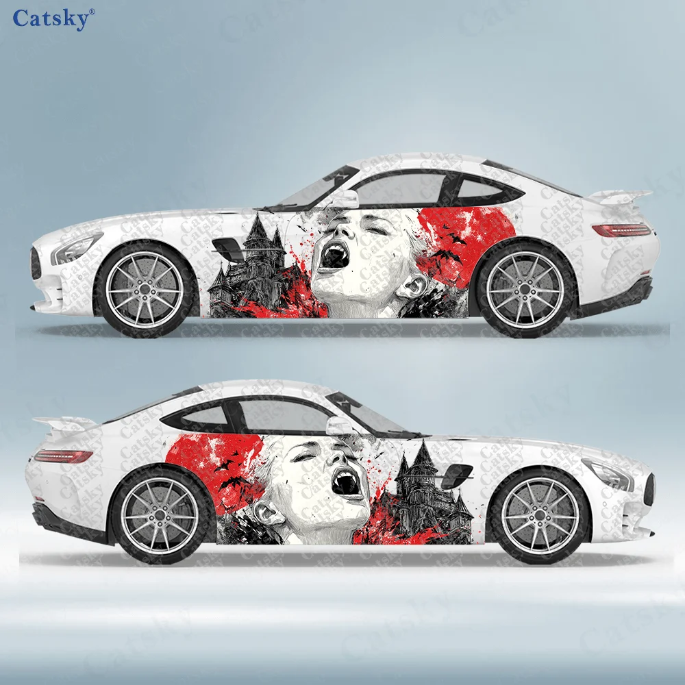 2-adesivi-per-auto-con-ragazza-vampiro-resistenti-anti-sbiadimento-migliorano-l'estetica-del-tuo-veicolo-con-un-design-artistico-audace-in-vinile