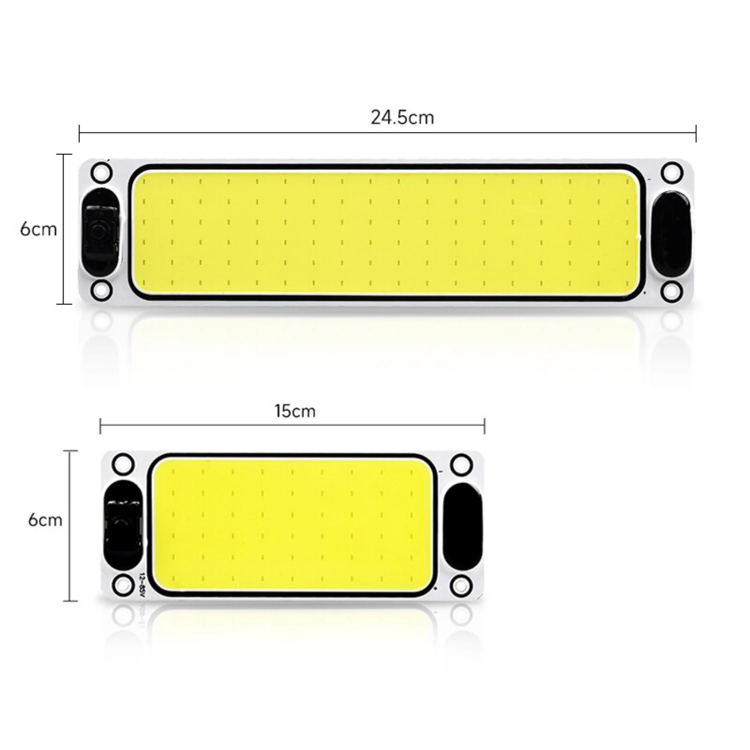 Bright Ceiling Lamp with On Off Switch - Ideal Night Reading Strip Light for Van, Lorry, Truck, Camper and Boat Interior - 12-24