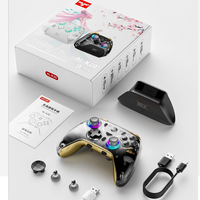 AOLION K20 Gaming Controller Dual Hall Magnetic Surface Shell Three speed Linear Trigger for iOS and Android PC Charging HUB
