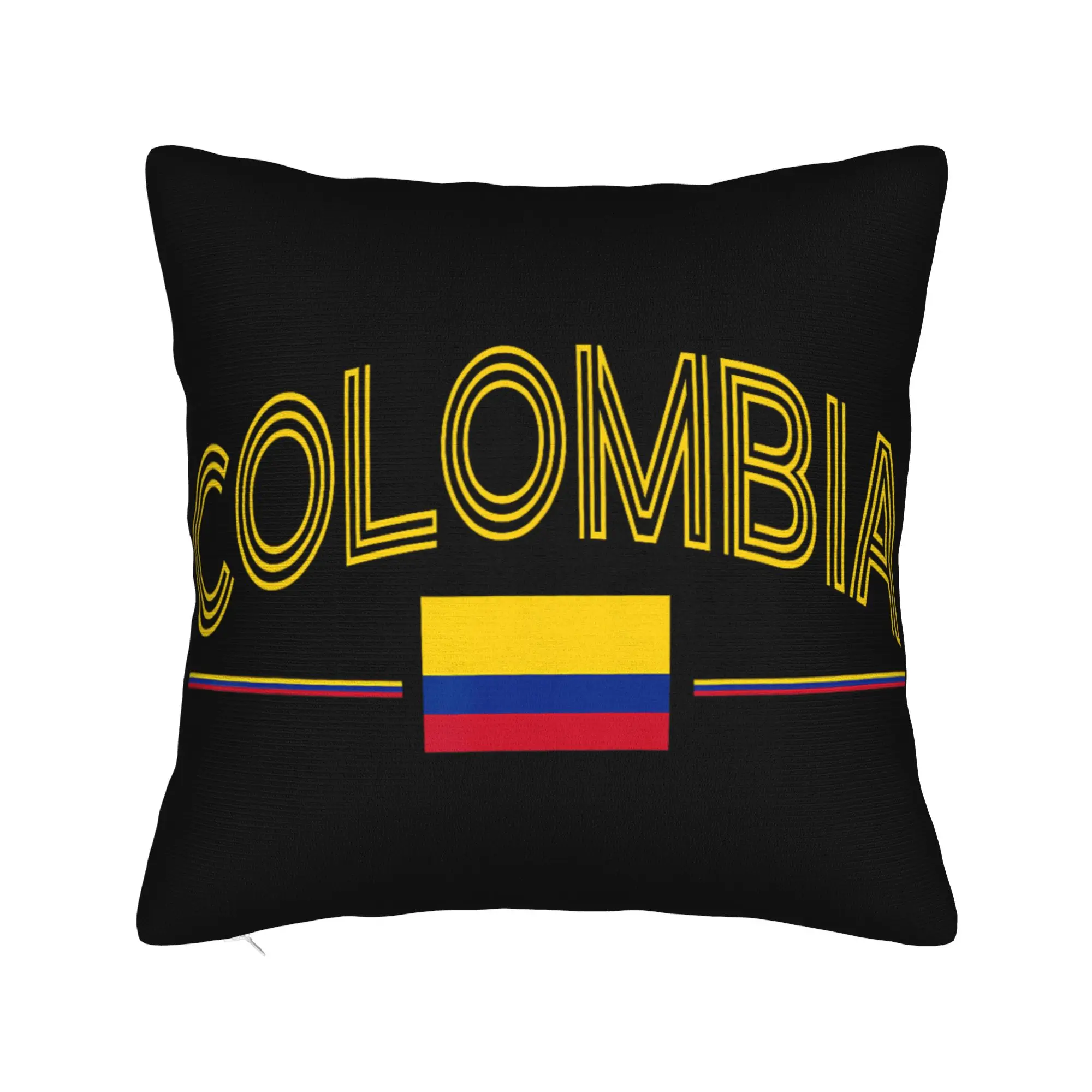 Colombia Flag Pillowcases Merchandise Printing Cushion Cover Decor  Throw Pillow Case Cover Car Multiple Sizes