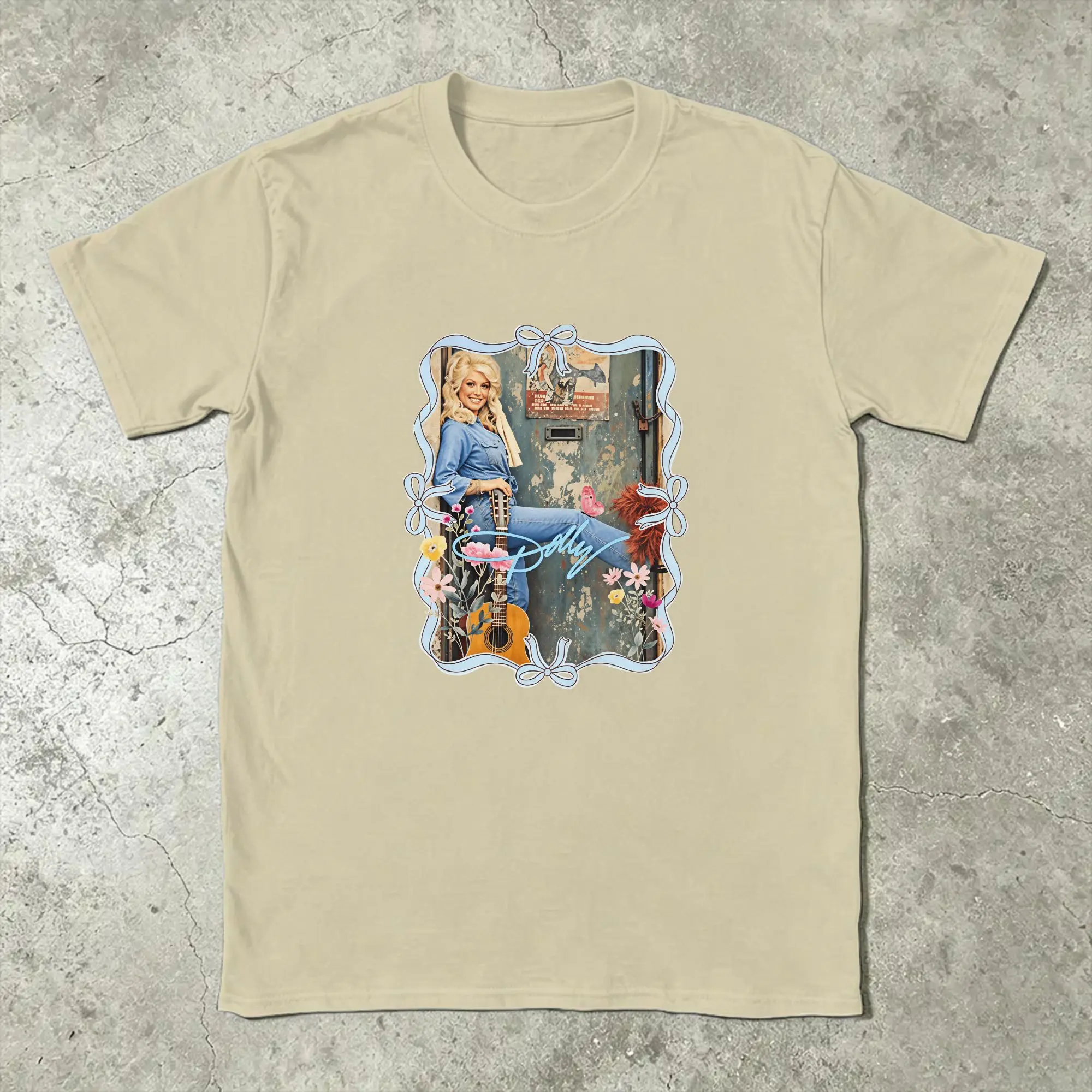 Dolly Parton Men's T Shirt  Novelty Tees Short Sleeve Round Collar T-Shirts 100% Cotton Plus Size Tops