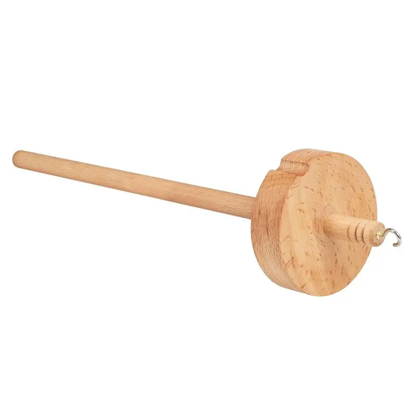 EYFL-Drop Spindle Top Whorl Yarn Spinner For Crocheting Spin Spinning Wheel For Yarn Making Hand Carved Wooden Spindle Tool Dura