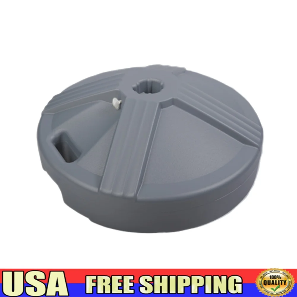 

Durable 50 Pound Umbrella Base Designed to be Used with a Patio Table Grey)