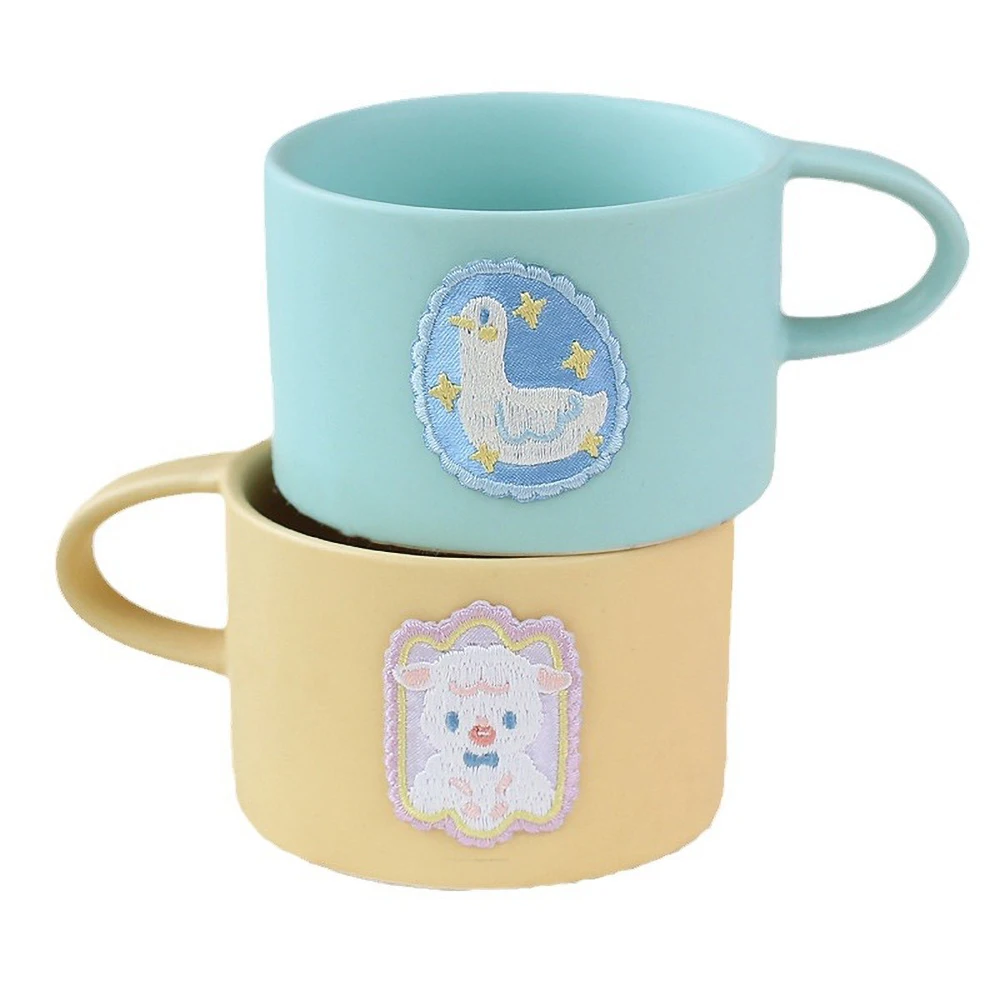 1 قطعة عصا على شارة مطرّزة الكرتون ليتل ديزي توليب بطة الأغنام ملصقات الملابس DIY الملحقات #6