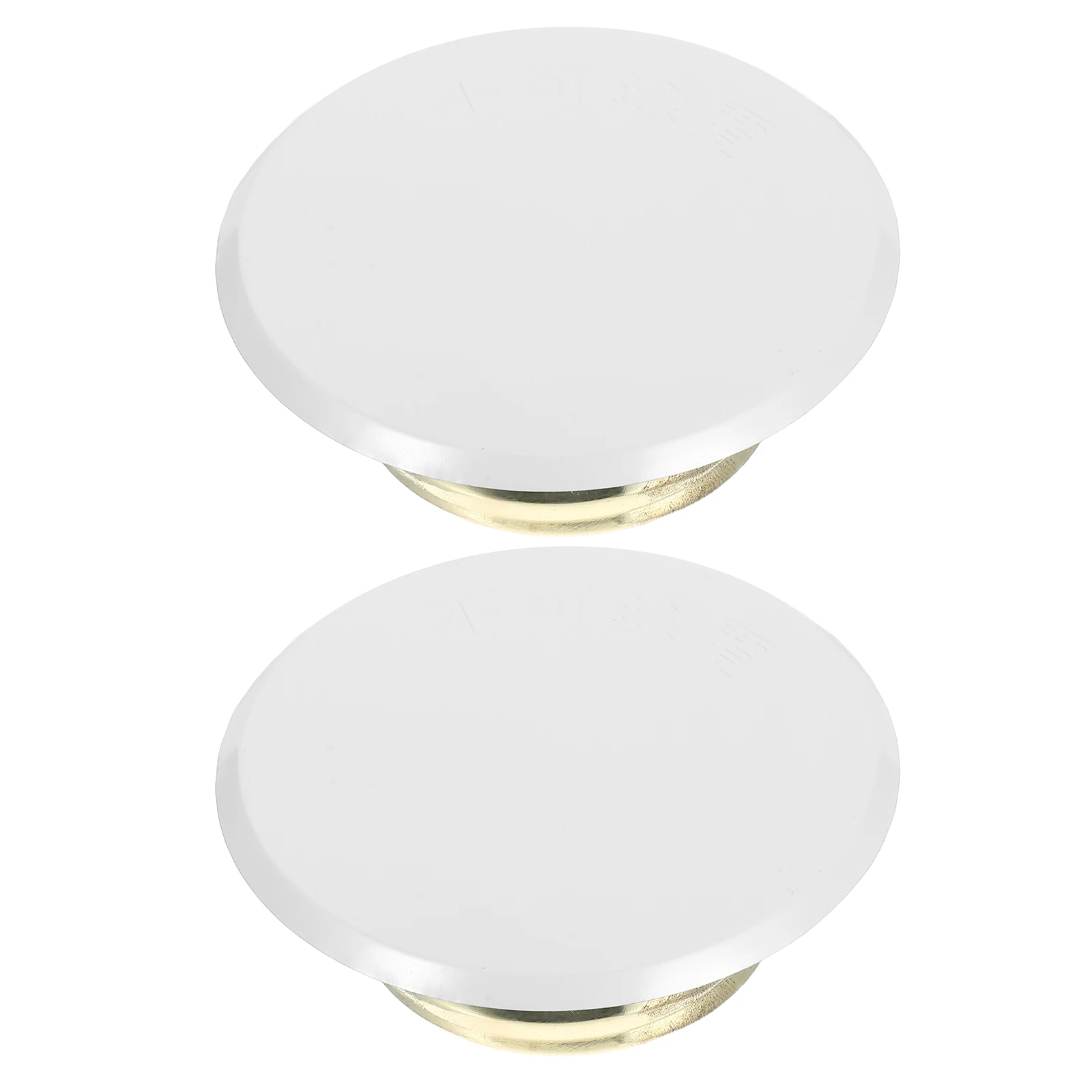 

2pcs Covers Concealed Design White Plate Easy Replacement Ceiling Hole Cover For Parts Sprinkler Head Protector