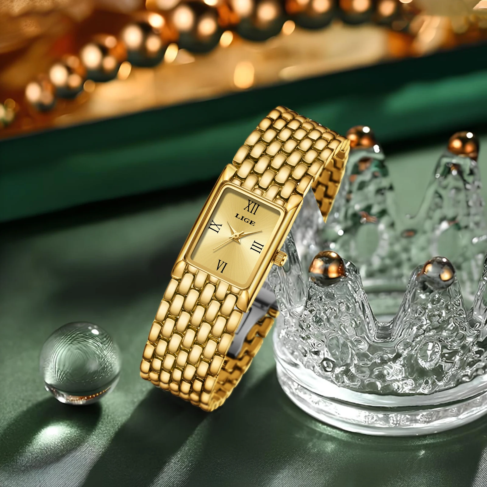 LIGE женские наручные часы Элитный бренд часы для женщин элегантный браслет водостойкие модные кварцевые женские часы Reloj Para Mujer