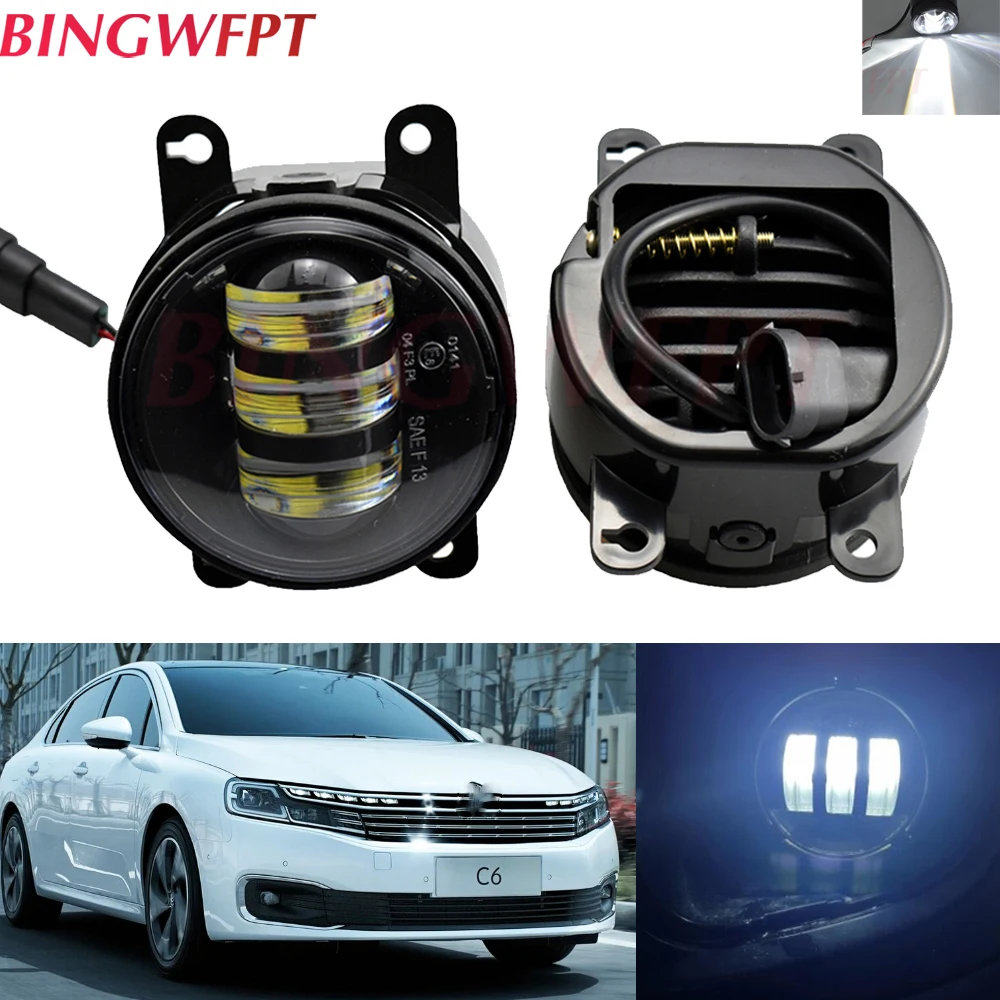 Luces antiniebla para Citroën C3, C4, C5, C6, DS3, DS4, DS5C-Crosser, Xsara, Picasso, 1999-2015, Peugeot 407, 207, 307, conjunto de 2 piezas