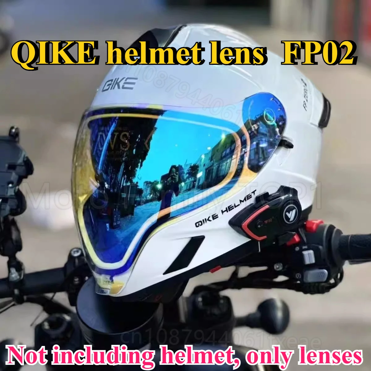 

Qike шлем FP02 Ghost Face шлем мотоциклетный шлем линзы оборудование для верховой езды козырек запасные части шлемы козырек