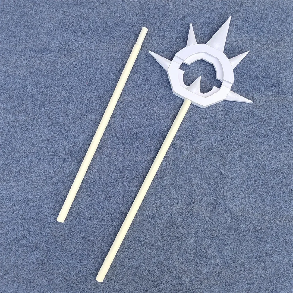 Anlijie Sacred Mountain Prayer Staff Cosplay Magic Wand Prop Handheld for Anime Show Photoshoot