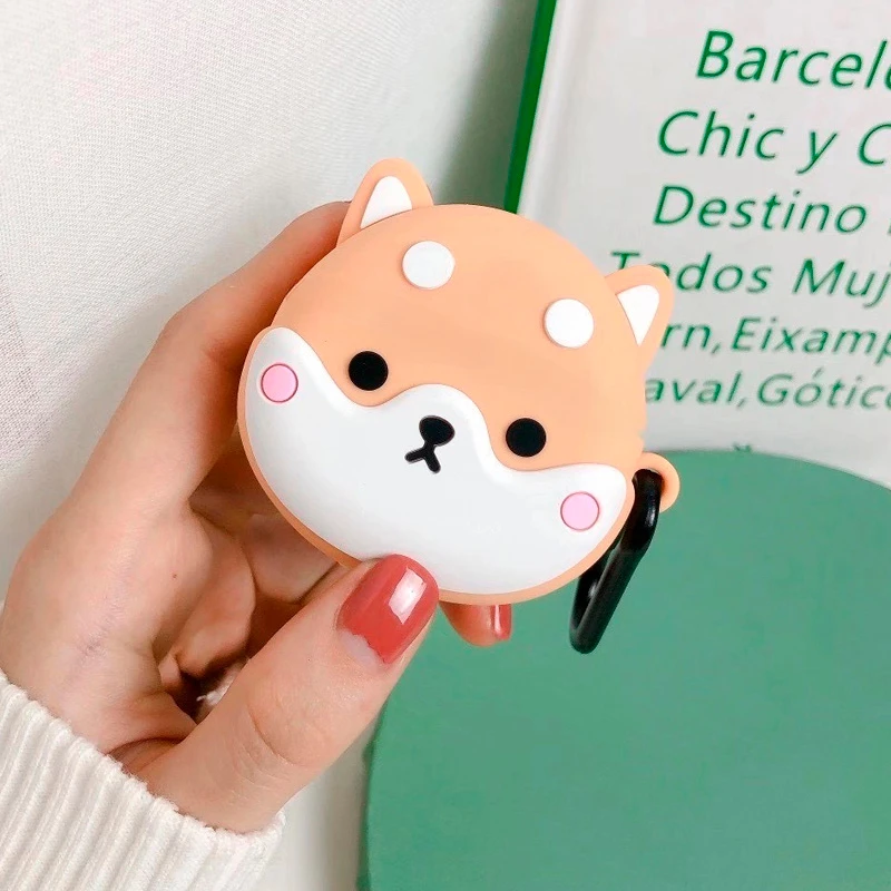 Funda de dibujos animados para QCY T13 ANC/T13X, protección 3D de perros divertidos, funda de silicona para auriculares QCY T13X