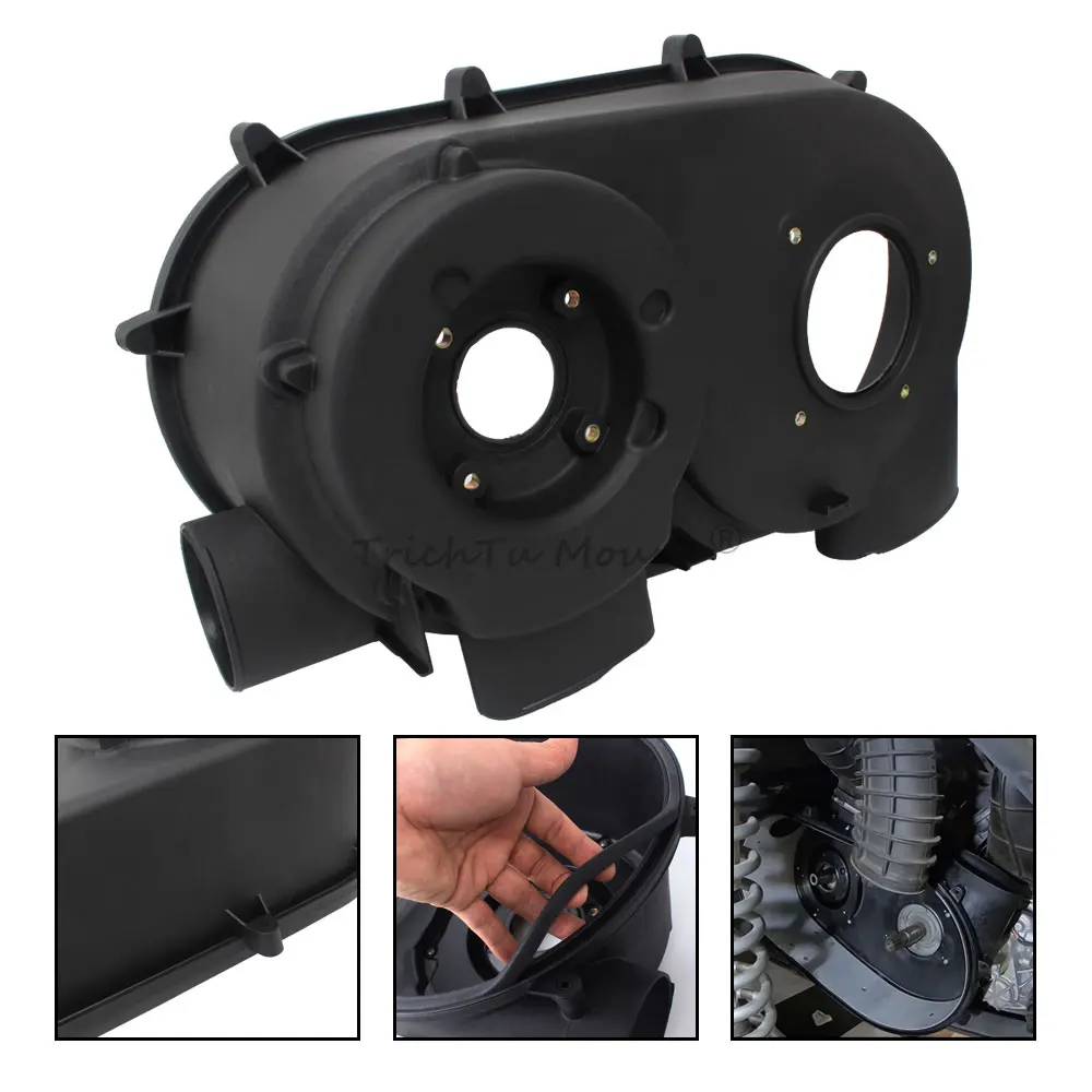 

UTV Accessories Clutch Plate Cover # 420212605 Matte Black ABS Plastic For Can Am Maverick X3 Max R RR 2017-2023 Inner Variator
