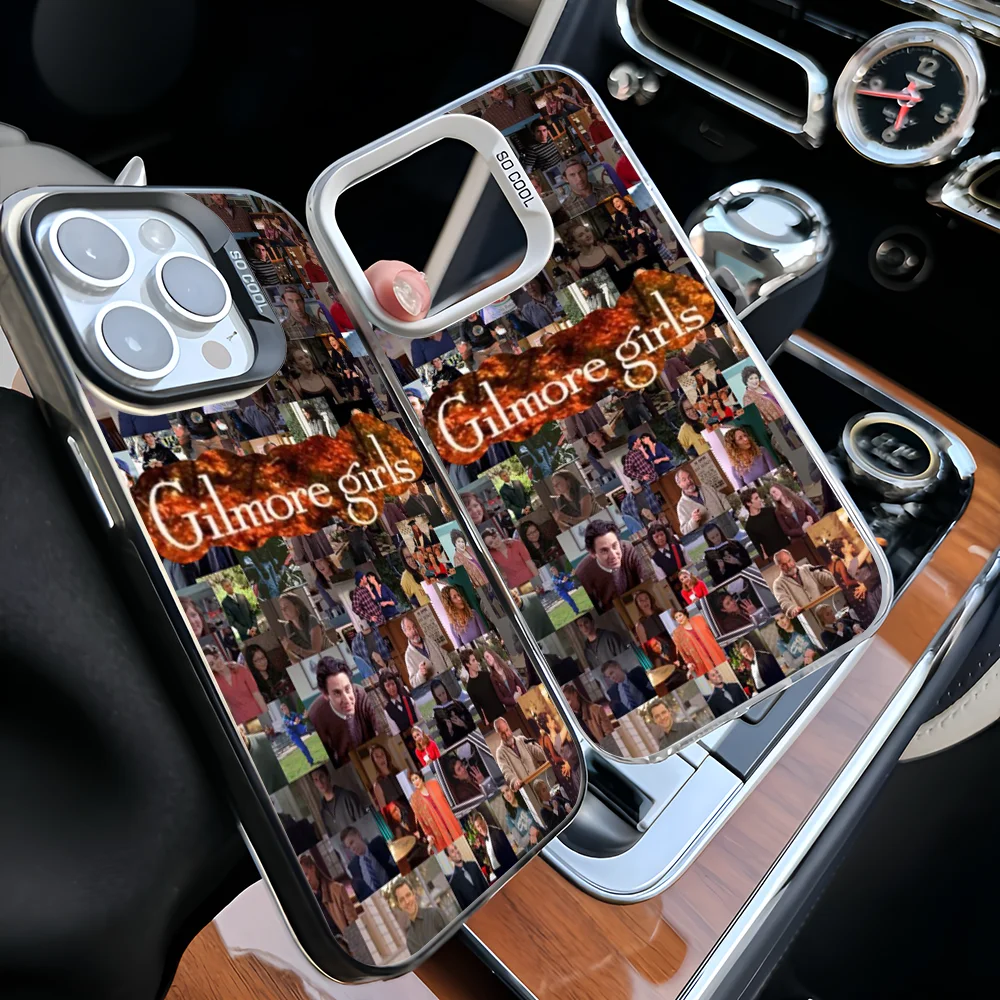 

Чехол для телефона Epc Gilmore Girls IMD, чехол для телефона для IPhone 16, 15, 14, 13, 12, 11 Pro Max Plus, серебристый цвет