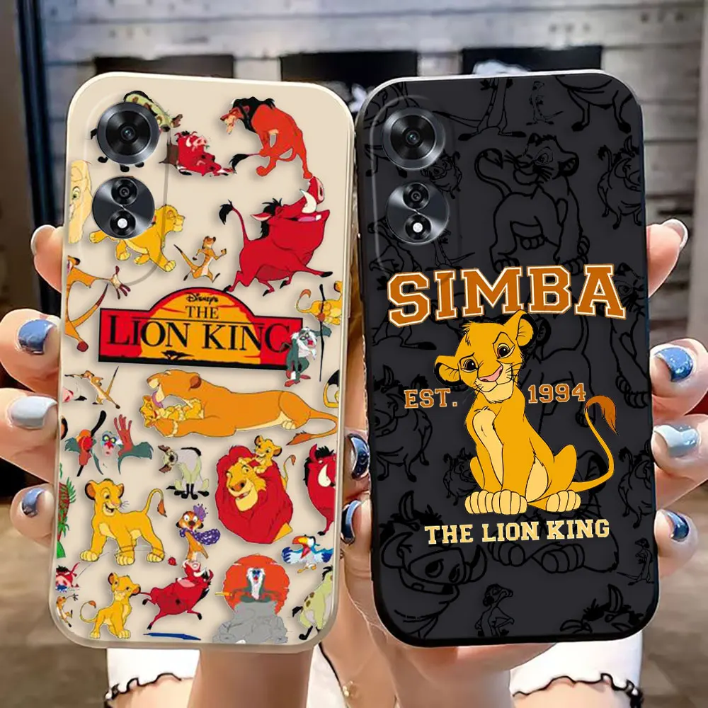 The Lion K-King HAKUNA MATATA Phone Case For OPPO A9 A15 A17 A31 A38 A53 A53S A32 A54 A57 A60 A74 A78 A91 A92 A93 A94 A98 Case