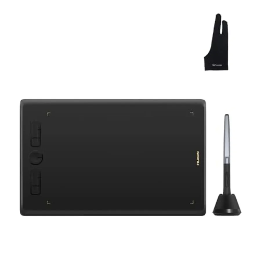 

Графический планшет H610X с функцией защиты от случайных касаний и перчатка для художников