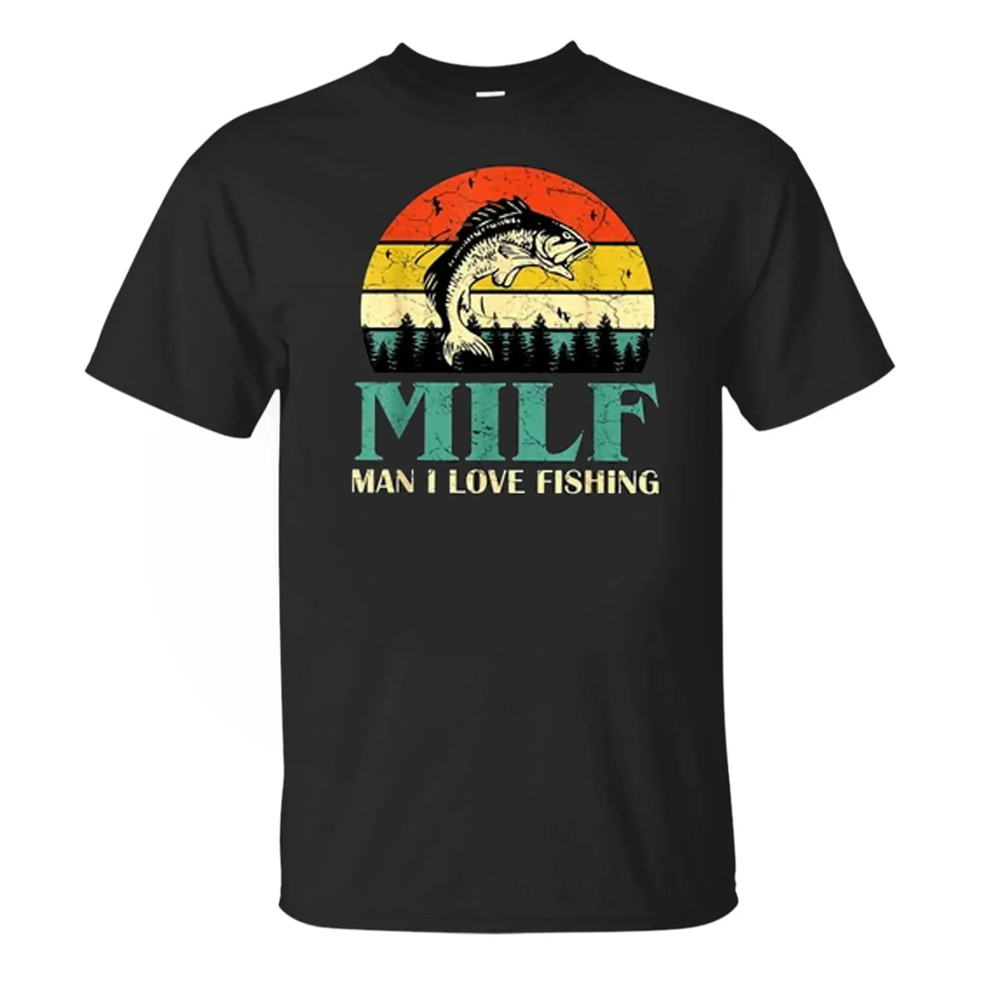 Milf Homme-Camiseta de la pêche para hombre, camisa de béisbol para mujer, Unisexe, de yute