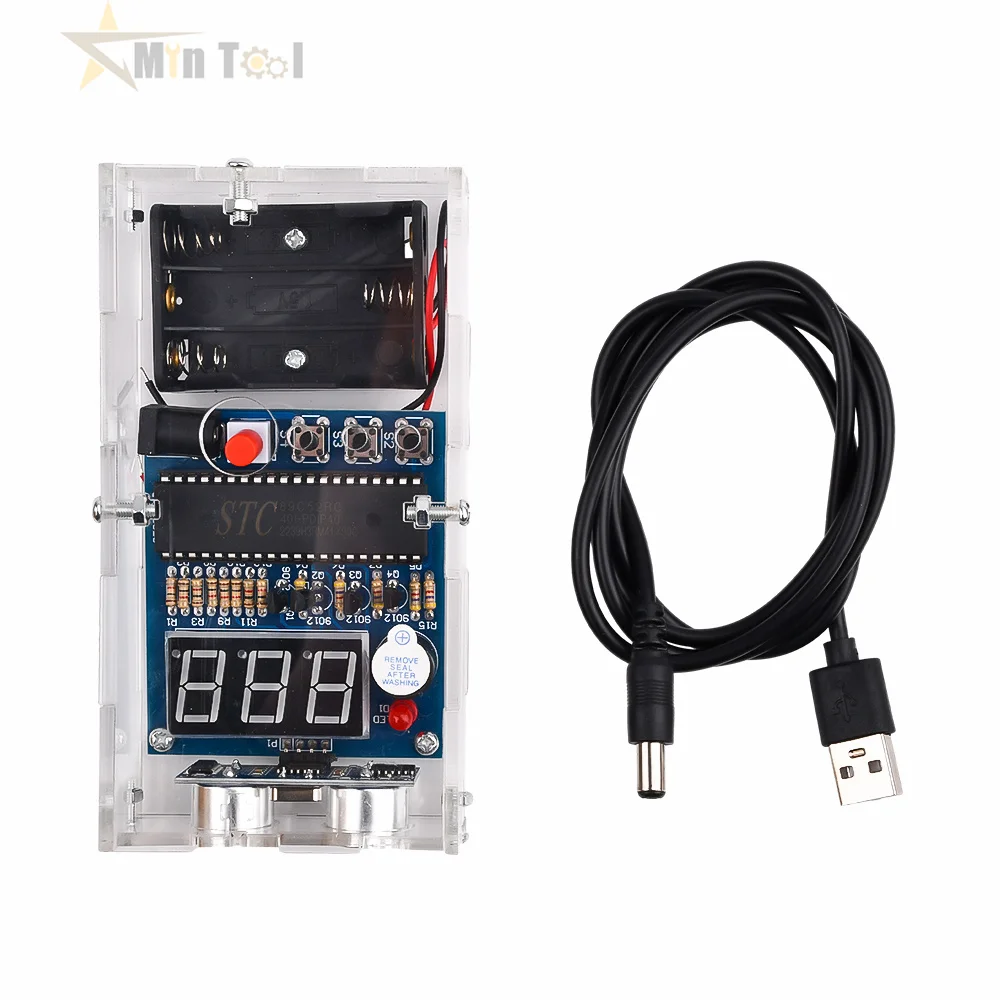 Ultrasonic Sensor SR04 HC-SR04 Ultrasonic Distance Measuring Module SR04 Test Board Ultrasonic Wave Detector Tool Accessories